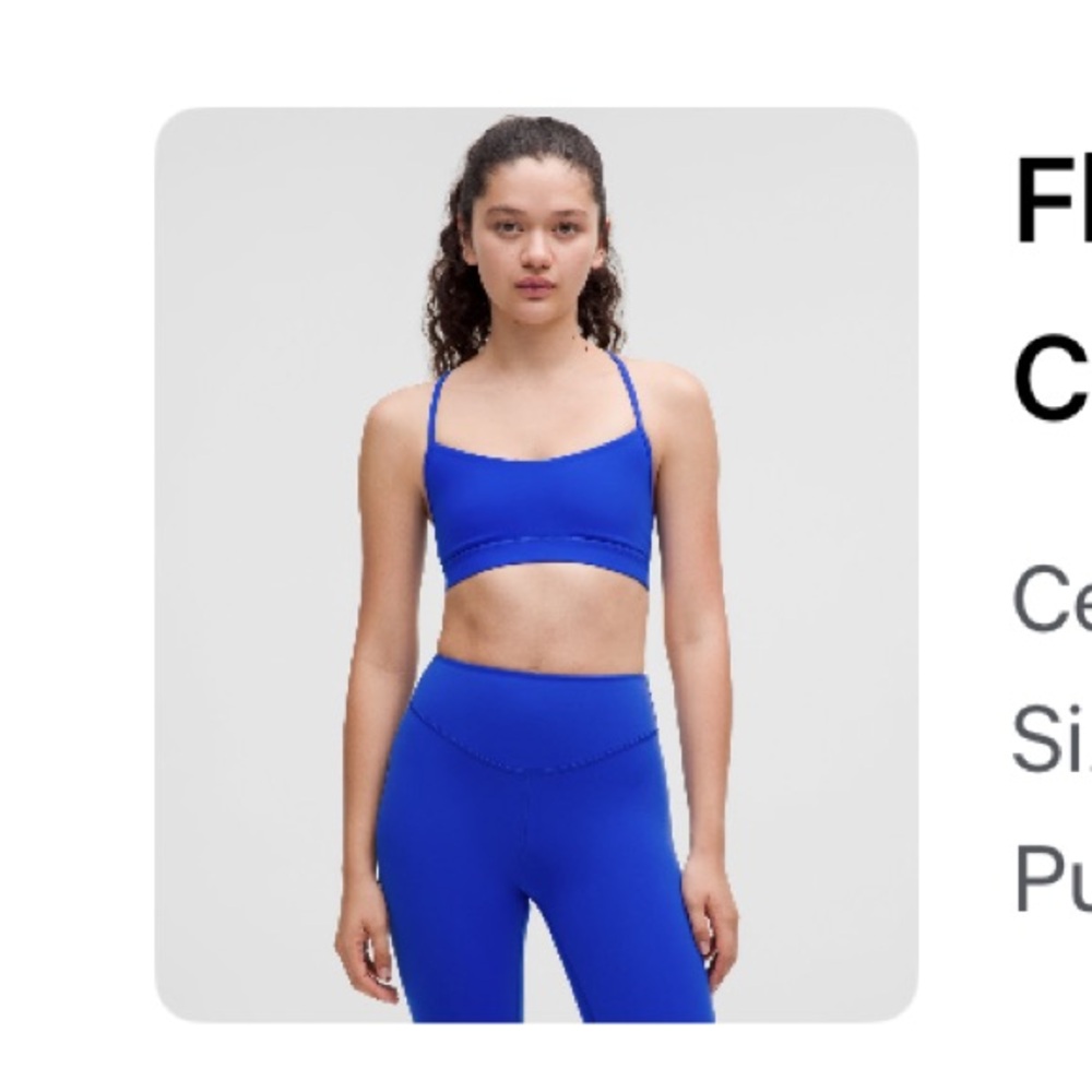 Lululemon Flow Y Bra Nulu